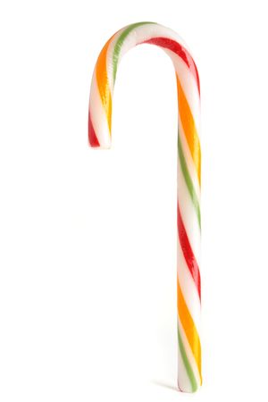 A fruit flavoured candy cane xmas treat.の写真素材
