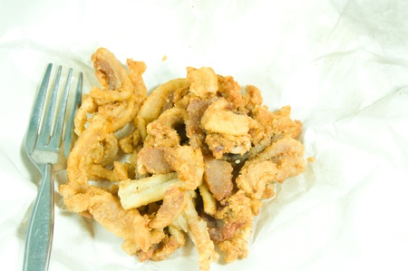 	Chicharon a Popular Filipino Snack Made of Deep Fried Pork Skinの写真素材
