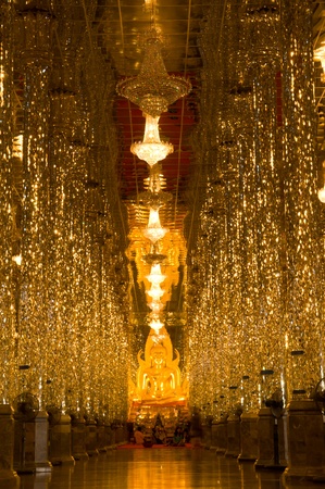 he Emerald Buddha in the temple of Wat tasung at the Grand Palace in uthaitanee, Thailand  のeditorial素材
