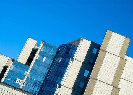 facade of modern buildingの写真素材