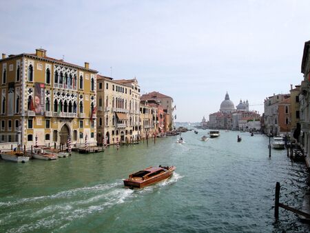Grand Canal in Veniceの写真素材