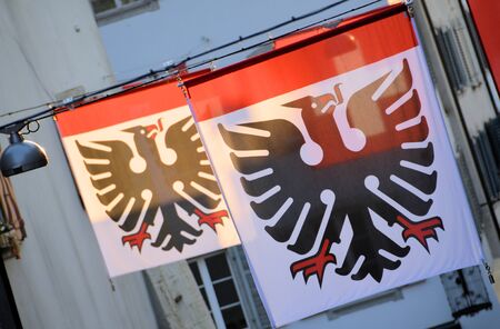 Coat of arms of Aarau, Switzerlandの写真素材