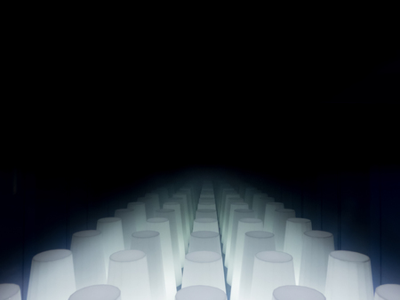 symmetric light sculpture