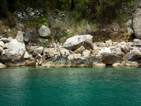 Beautiful Dalmatia Hill Seascape Coastの写真素材