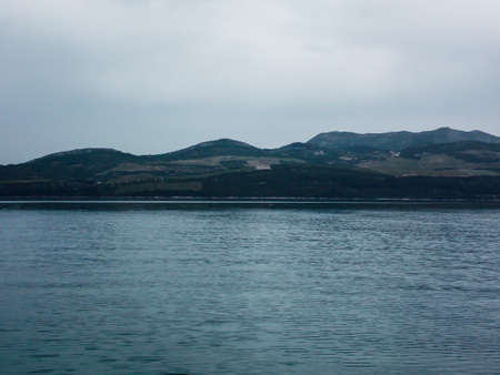 Beautiful Dalmatia Hill Seascape Coastの写真素材