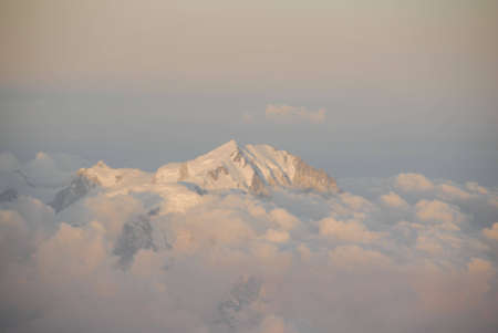 mont blanc mountain peakの写真素材