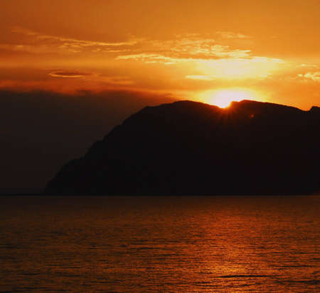 sunsetの写真素材