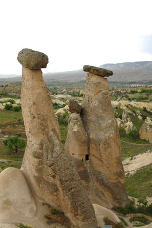 cappadoccia stoneformations anatolya turkeyの写真素材