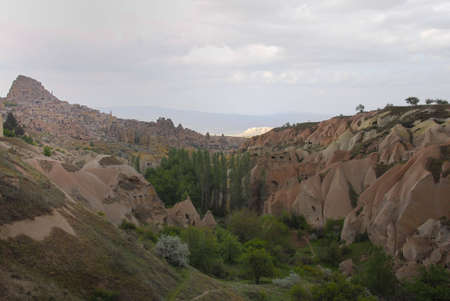 cappadoccia stoneformations anatolya turkeyの写真素材