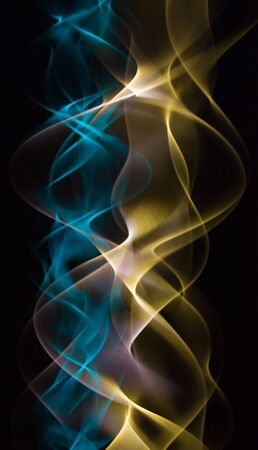 Abstract colorful background on the black