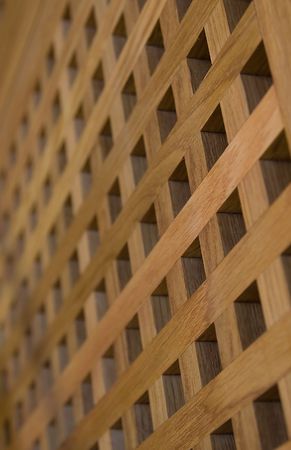 Closeup of the wooden barrierの写真素材