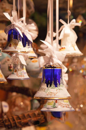 Fragment of the Christmas tree decorationの写真素材