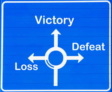 Victory signの写真素材