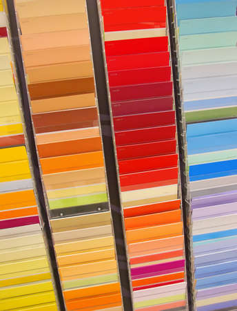 Paint samples in the shopの写真素材