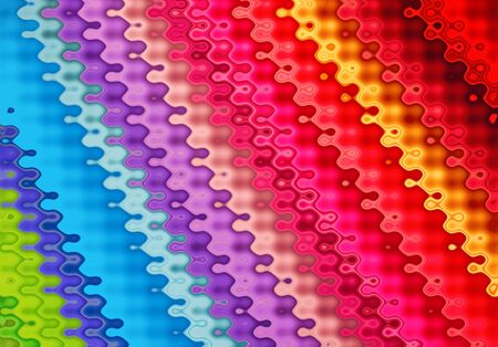 Abstract colorful wavy and blurry backgroundの写真素材