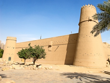 Al Masmak fort in the Riyadh city, Saudi Arabiaの写真素材