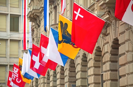 Swiss National Day on August 1 in Zurich, Switzerland.