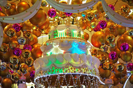 Fragment of the Christmas tree decoration