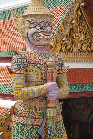 Elements of the decorations of the Grand Palace and Temple of Emerald Buddha in Bangkok, Thailandのeditorial素材