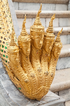 Elements of the decorations of the Grand Palace and Temple of Emerald Buddha in Bangkok, Thailandの写真素材