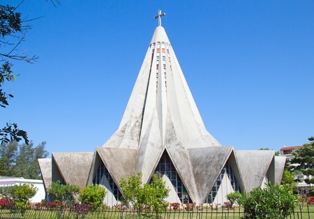 Church in Polana district of Maputo, Mozambiqueの写真素材