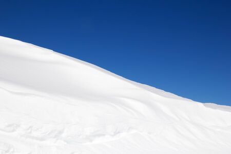 Snow drifts in the swiss alpsの写真素材