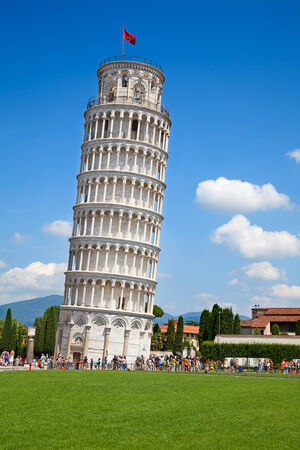 Leaning tower of Pisa, Italyのeditorial素材