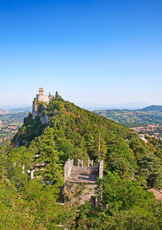 Ancient fortifications of the San Marinoのeditorial素材