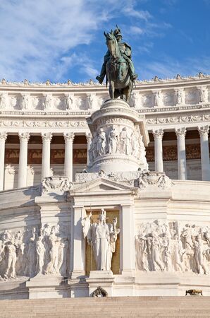 Famous "Altare della Patria" in Rome, Italyのeditorial素材