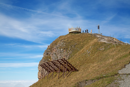 Autumn landscape in the Jungfrau regionの写真素材