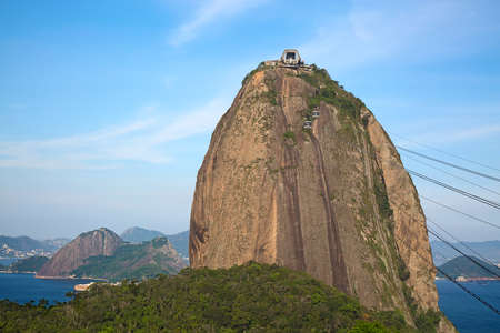 Famous Sugar Loaf mountain in Rio de Janeiro, Brazilの写真素材