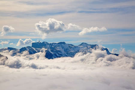 Autumn landscape in the Jungfrau regionの写真素材