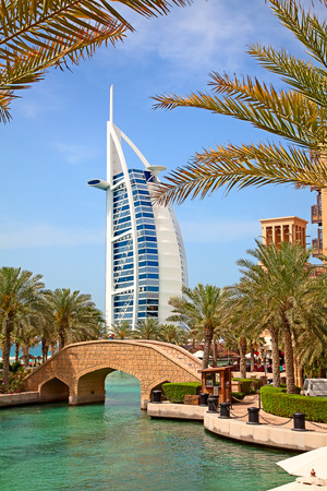DUBAI, UAE - APRIL 27: Downtown Burj Dubai April 27, 2014 in Dubai, United Arab Emirates. Dubai is biggest city of UAE and one of the most important financial centers of the Middle East economyのeditorial素材