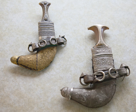 Armory in the Famous Jahili fort in Al Ain oasis, United Arab Emiratesのeditorial素材