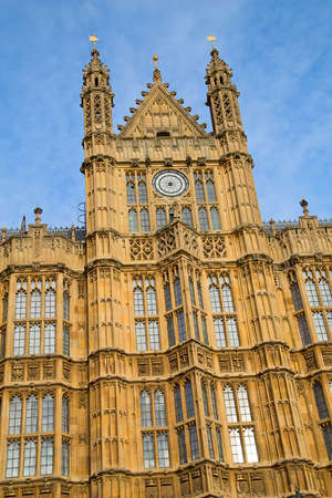 Famous  Parliament building in London, UK.