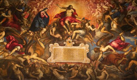 Interior of the Doge palace in Venice, Italyのeditorial素材