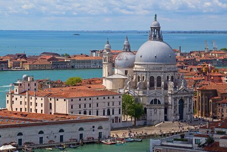 Aerial view of the Venice city, Italyのeditorial素材