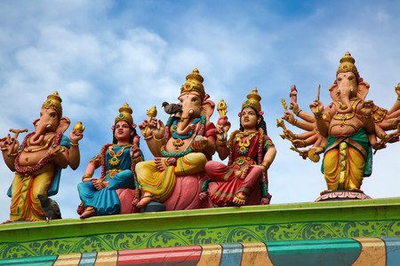 Famous Batu Caves shrine near Kuala Lumpur, Malaysiaの写真素材