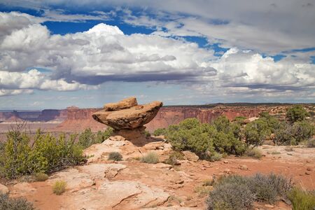 "Island of the sky" of the Canyonlands Narional Park in Utah, USAのeditorial素材