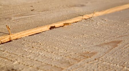 Stack of new wooden studs at the lumber yardの写真素材