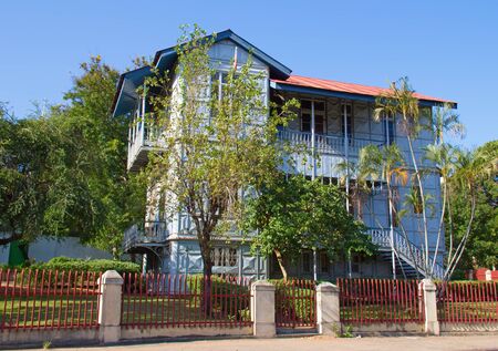 Famous Iron House build in the 19th century in Maputo, Mozambiqueのeditorial素材
