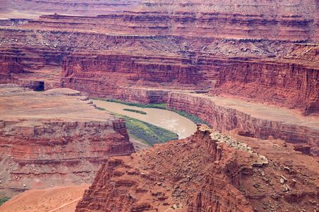 "Dead horse" state park near the Canyonlands Narional Park in Utah, USAの写真素材