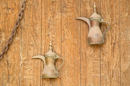 Streets of the old city Diriyah near Ar Riyadh, Kingdom of Saudi Arabiaの写真素材