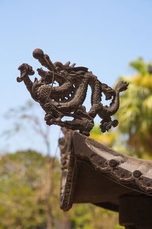 Interior of the Po Lin monastery on Lantau Island (Hong Kong)のeditorial素材