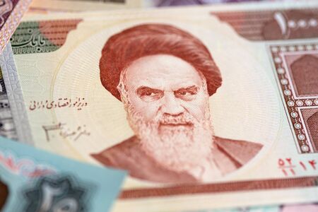 Variety of Middle East banknotesのeditorial素材