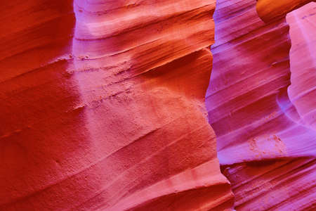 Famous Antelope canyon near Page, Arizonaの写真素材