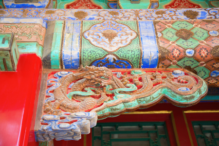 BEIJING, CHINA - OCTOBER 14, 2017: The Forbidden City (Palace museum), the Chinese imperial palace from the Ming dynasty to the end of the Qing dynasty (1420 to 1912).のeditorial素材