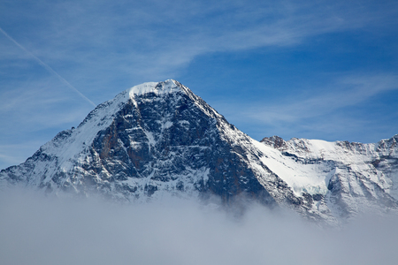 Autumn landscape in the Jungfrau regionの写真素材