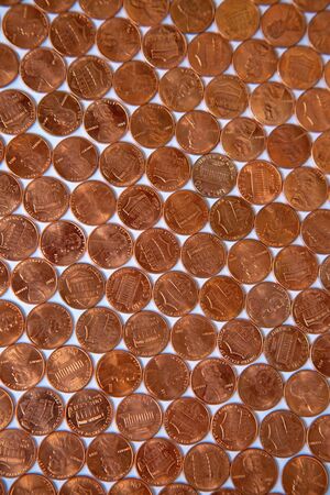 Huge pile of the US coins