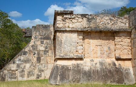 Ruins of the Chichen-Itza, Yucatan, Mexicoの写真素材
